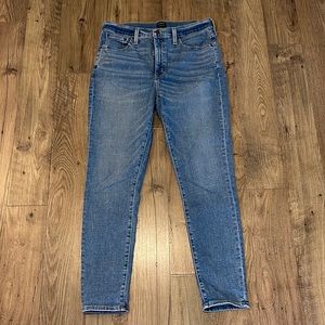 EUC J.Crew 10” High-Rise Skinny Jeans - 31